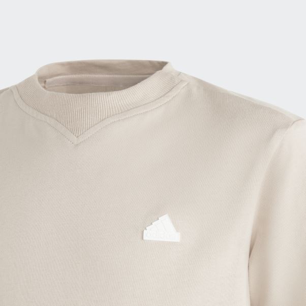 T-shirt à 3 Bandes Taupe Future Icons Adidas