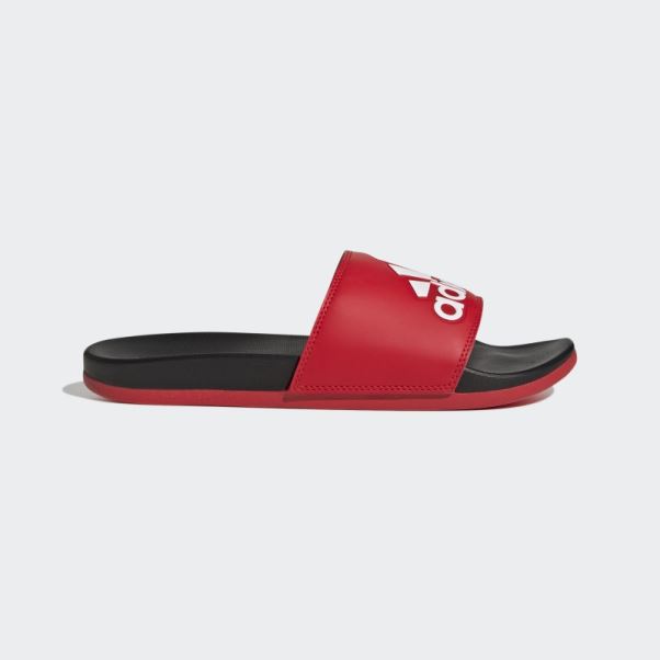 Adidas Adilette Confort Slides Rouge