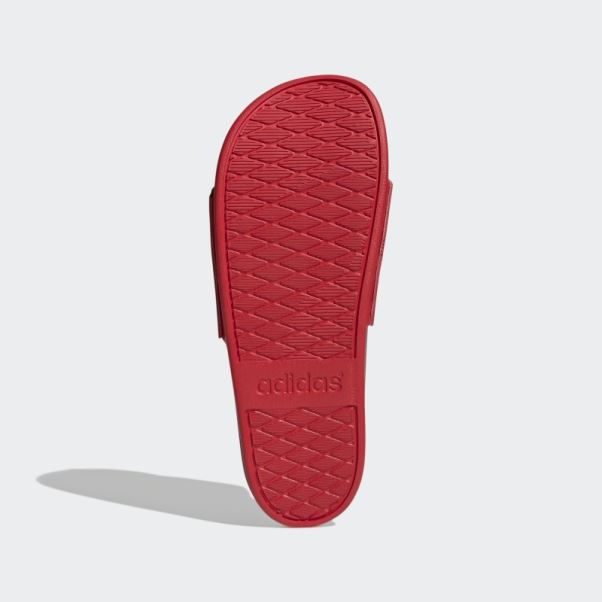 Adidas Adilette Confort Slides Rouge