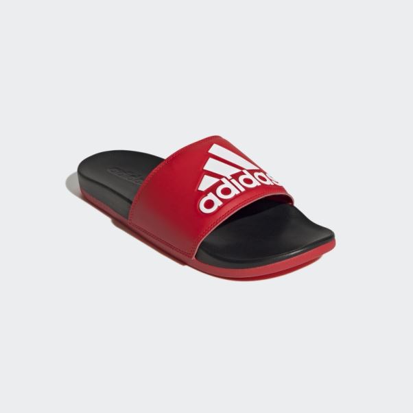 Adidas Adilette Confort Slides Rouge