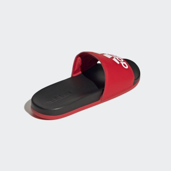 Adidas Adilette Confort Slides Rouge