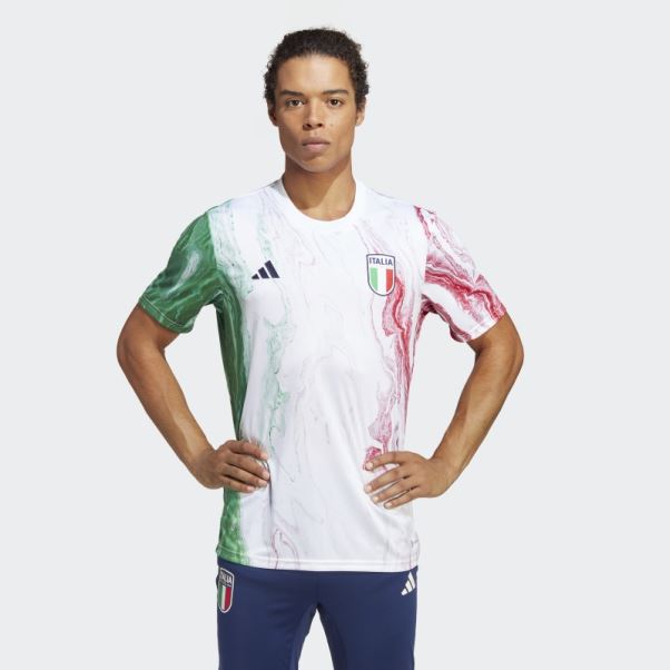 Maillot Pré-match Adidas Italie Vert