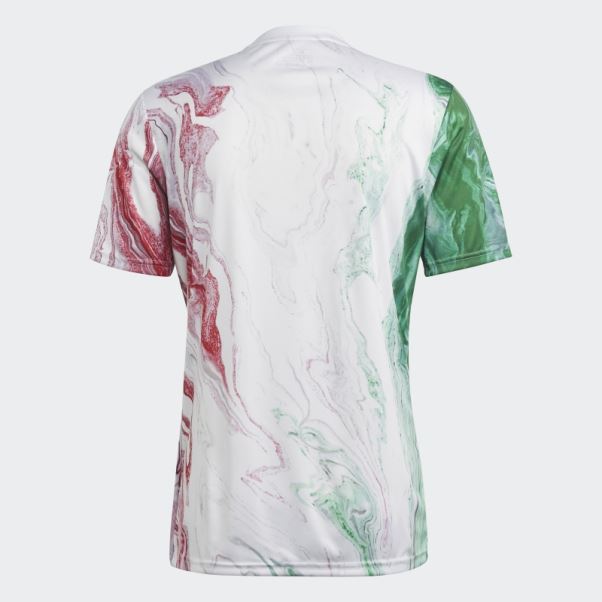 Maillot Pré-match Adidas Italie Rouge Chaud