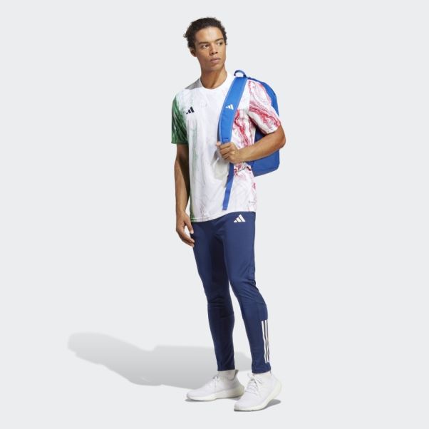 Maillot Pré-match Adidas Italie Rouge Chaud