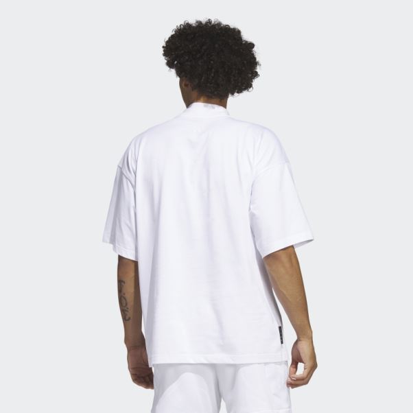 T-shirt De Voyage Durci Blanc Adidas
