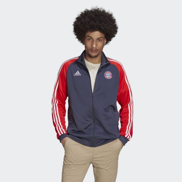 Fc Bayern Adn Survetement Adidas Bleu Marine