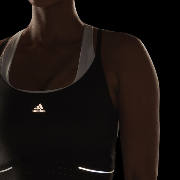 Hiit 45 Seconds Crop Débardeur Adidas Noir