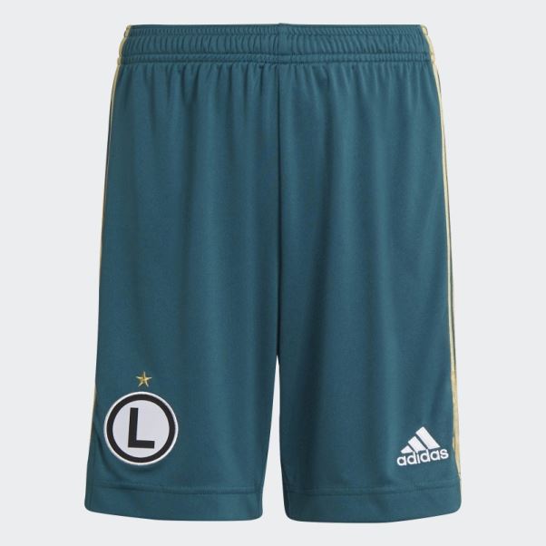 Short Domicile Legia Varsovie 21/22 Adidas Mystery Green