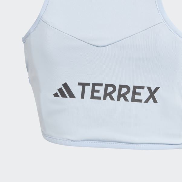 Gilet De Trail Running Terrex Bleu Aube Adidas