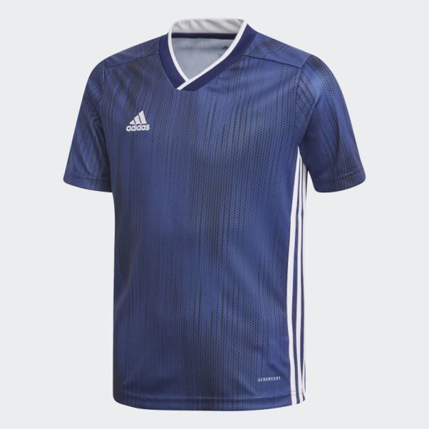 Maillot Adidas Tiro 19 Bleu Foncé