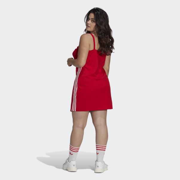 Robe D'été Moulante Adidas Adicolor Classics (taille Plus) écarlate