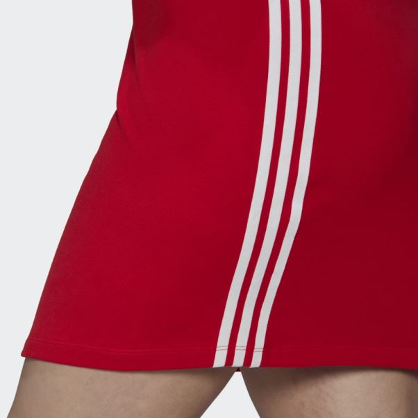 Robe D'été Moulante Adidas Adicolor Classics (taille Plus) écarlate