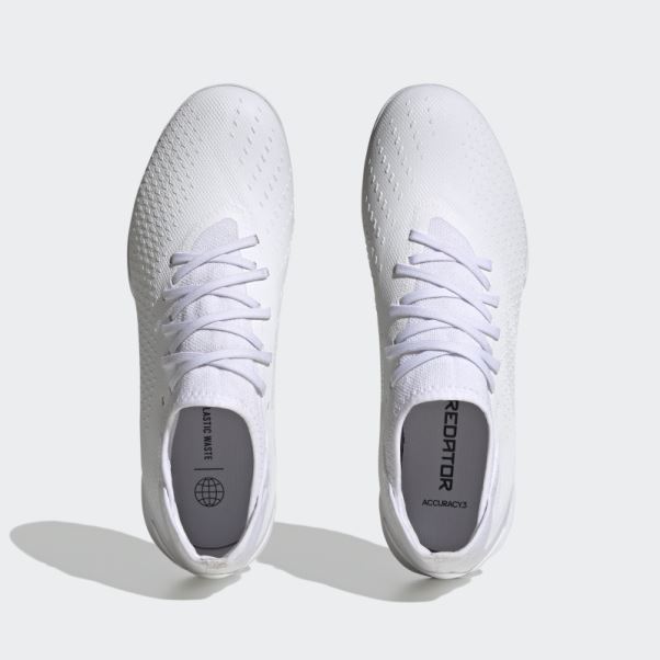 Predator Precision.3 Turf Bottes Adidas Blanc