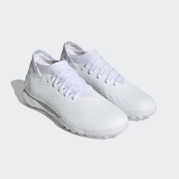 Predator Precision.3 Turf Bottes Adidas Blanc