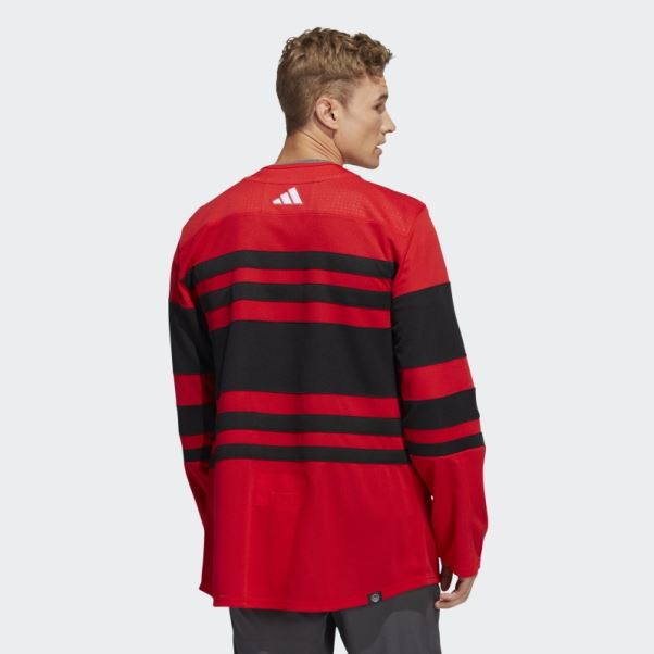 Adidas Rouge Ailes Rouges Authentique Reverse Retro Wordmark Jersey