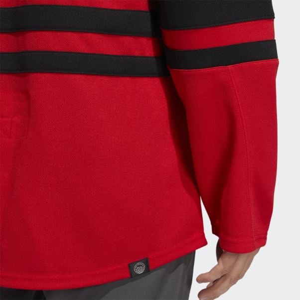 Adidas Rouge Ailes Rouges Authentique Reverse Retro Wordmark Jersey