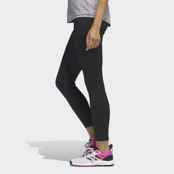 Legging Golf Poche Noir Adidas