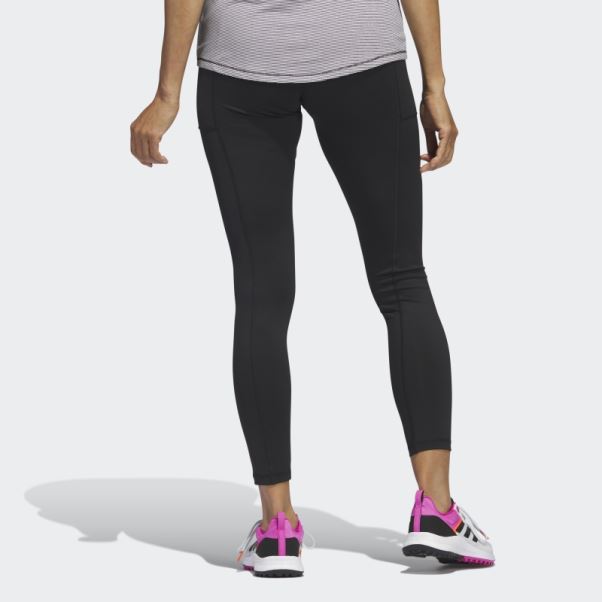 Legging Golf Poche Noir Adidas