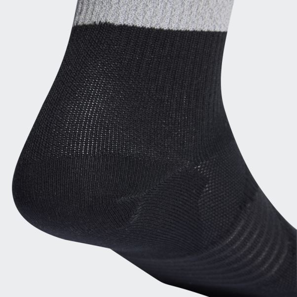 Chaussettes Mi-mollet Réfléchissantes Adidas Running Performance Noires
