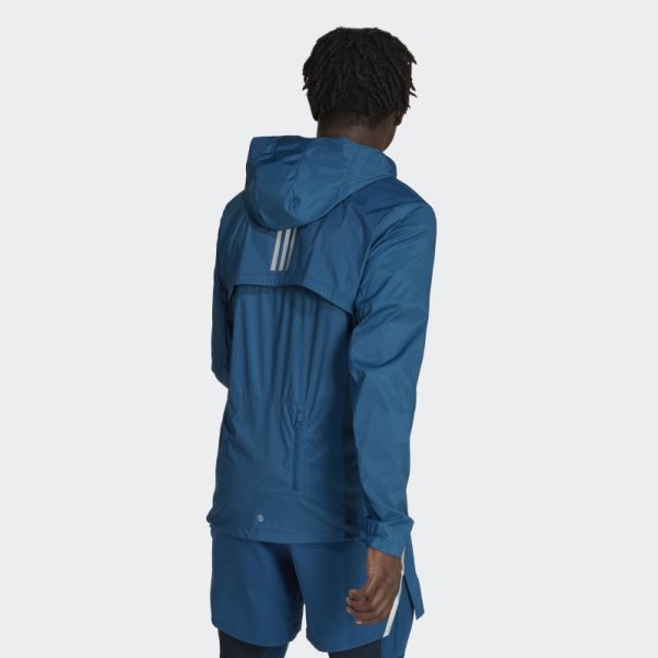 Veste De Running Marathon Adidas Marine