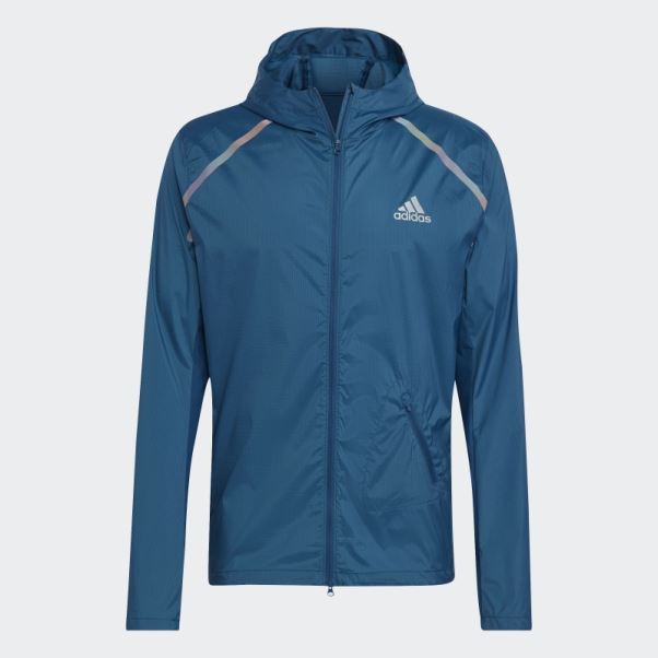 Veste De Running Marathon Adidas Marine