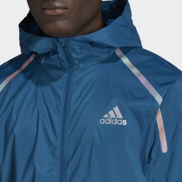 Veste De Running Marathon Adidas Marine