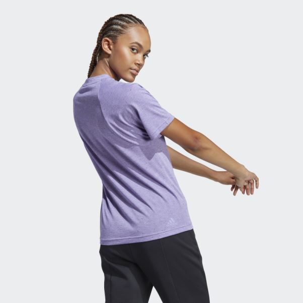 Violet Mel Adidas Future Icons Winners 3.0 Tee Fashion
