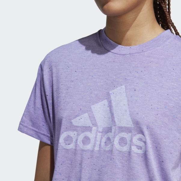 Violet Mel Adidas Future Icons Winners 3.0 Tee Fashion
