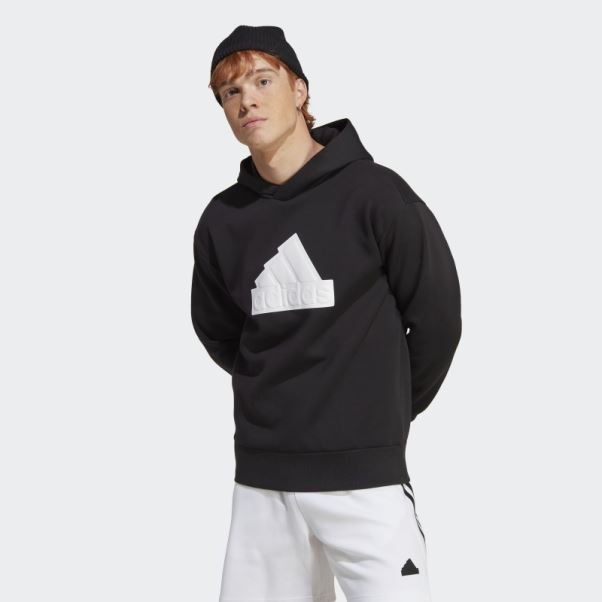Adidas Future Icons Badge Of Sport Sweat à Capuche Noir