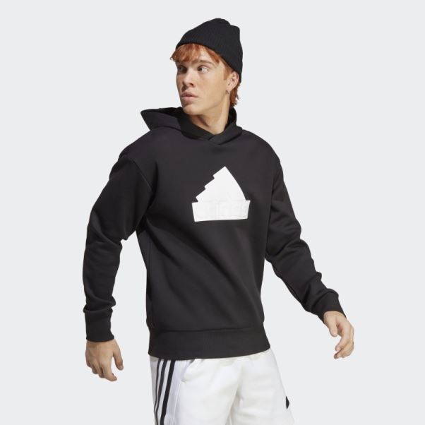 Adidas Future Icons Badge Of Sport Sweat à Capuche Noir