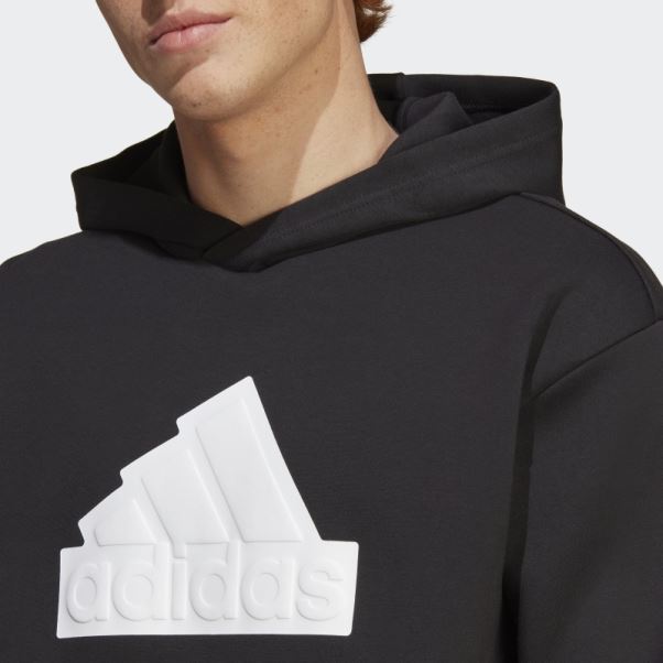 Adidas Future Icons Badge Of Sport Sweat à Capuche Noir