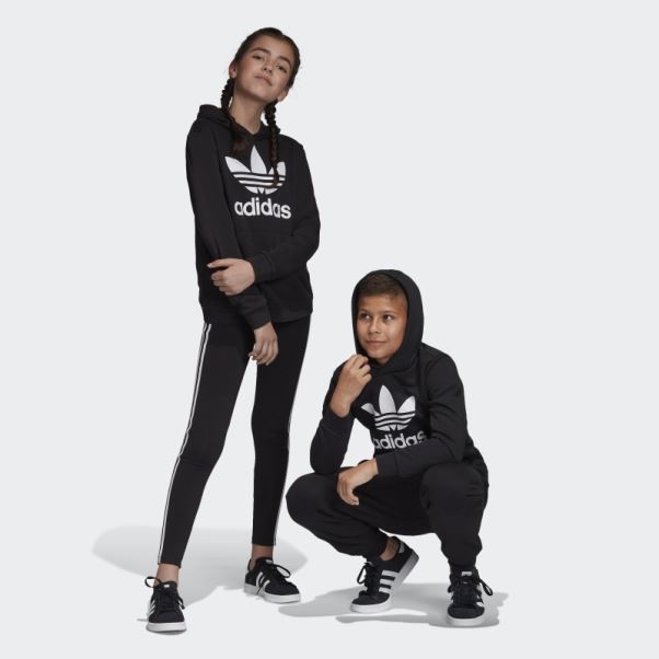 Adidas Sweat à Capuche Trèfle Blanc Fashion