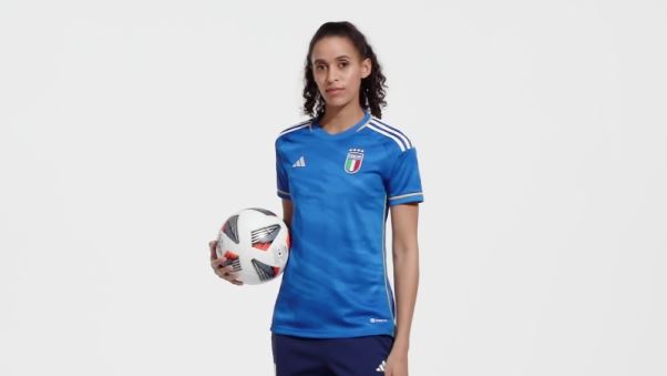 Maillot Domicile Italie 23 Bleu Adidas