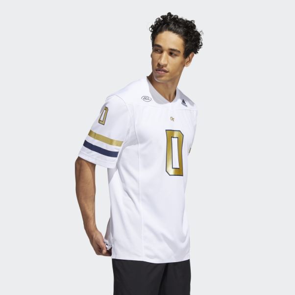 Maillot Domicile Adidas Georgia Tech Classic Blanc