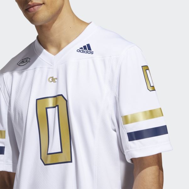Maillot Domicile Adidas Georgia Tech Classic Blanc
