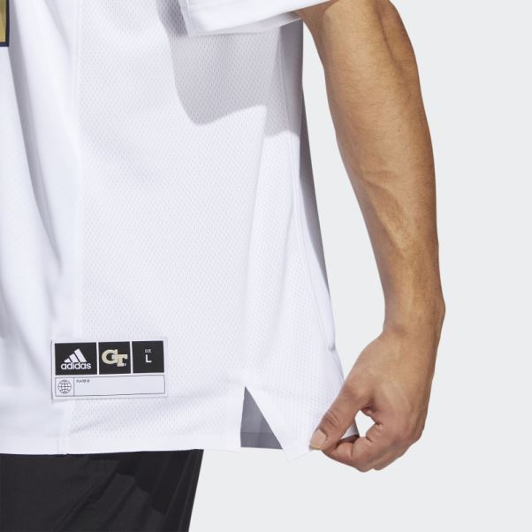 Maillot Domicile Adidas Georgia Tech Classic Blanc