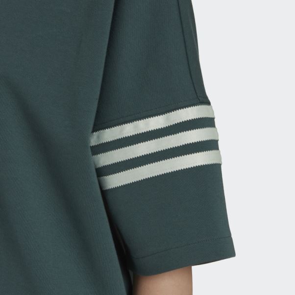 Tee Shirt Adicolor Neuclassics Vert Minéral Adidas