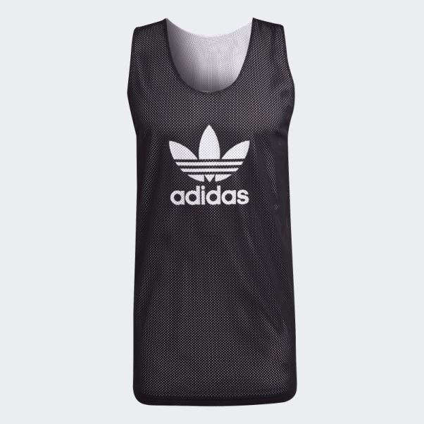 Adidas Adicolor Classics Maillot De Basketball Trèfle Blanc