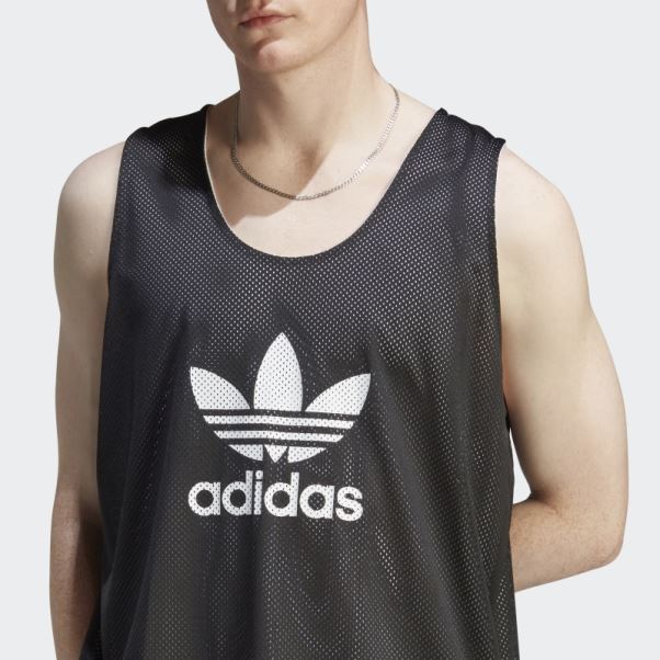 Adidas Adicolor Classics Maillot De Basketball Trèfle Blanc