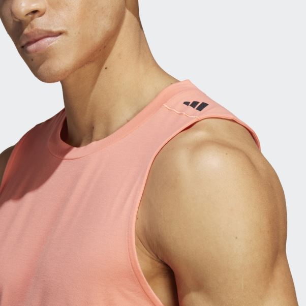 Conçu Pour L'entraînement Entraînement Débardeur Adidas Corail