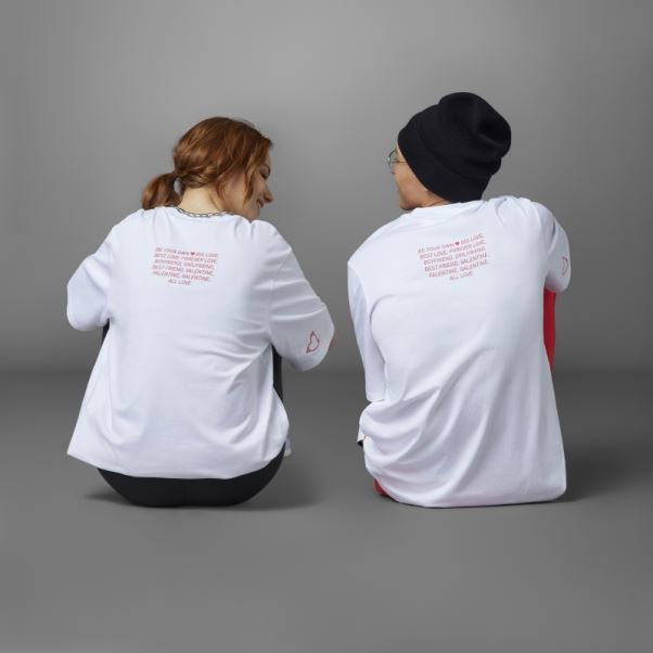 Tee Shirt Adidas Saint Valentin Blanc