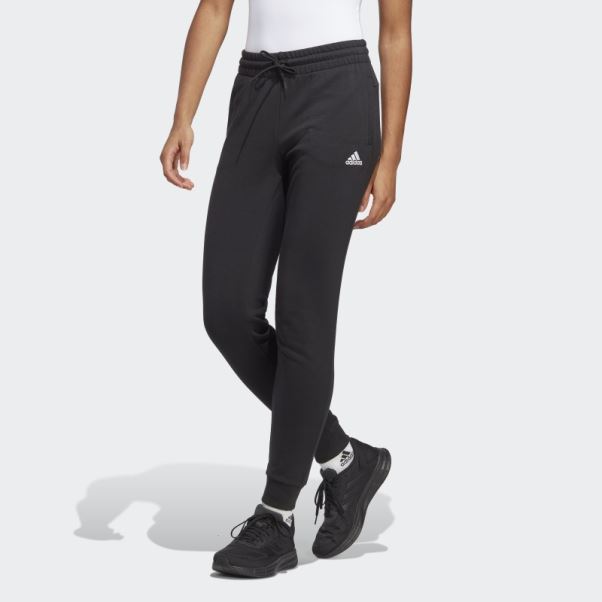 Adidas Essentials Linear Pantalon De Jogging En Molleton Noir