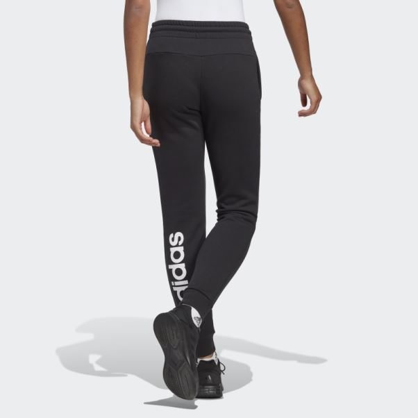 Adidas Essentials Linear Pantalon De Jogging En Molleton Noir