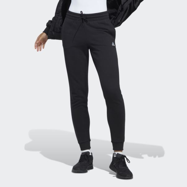 Adidas Essentials Linear Pantalon De Jogging En Molleton Noir