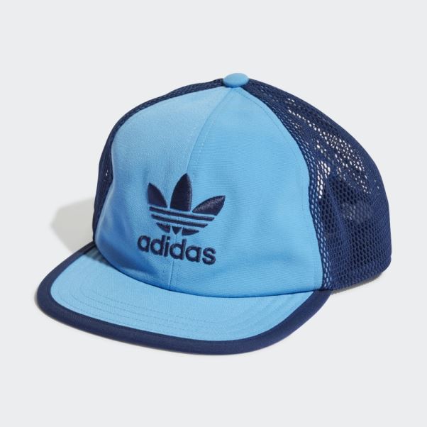 Casquette Trucker Adidas Adicolor Archive Bleue