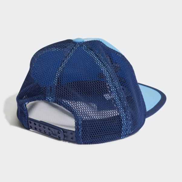 Casquette Trucker Adidas Adicolor Archive Bleue