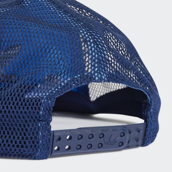 Casquette Trucker Adidas Adicolor Archive Bleue