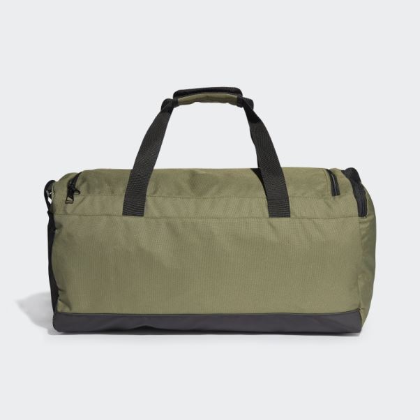 Sac Polochon Logo Adidas Olive Essentials Taille Moyenne