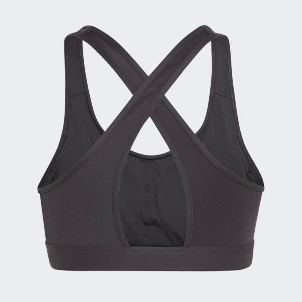Soutien-gorge D'entraînement à Maintien Moyen Powerreact Noir Adidas