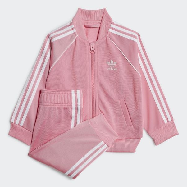 Survetement Adicolor Sst Adidas Rose